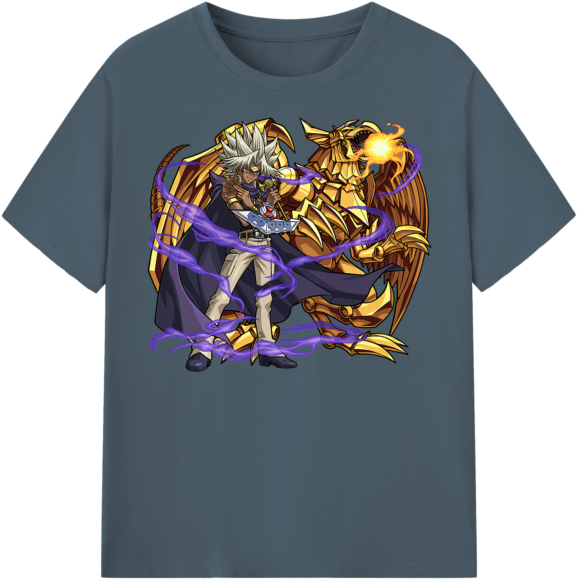 （画像用） 遊☆戯☆王 Yu-Gi-Oh! 綿100％半袖Tシャツ（フロントプリント）